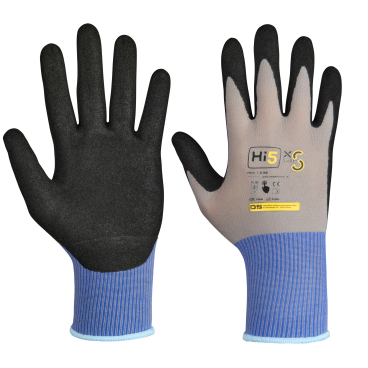 Hi5 X Super S Montagehandschuhe, grau/schwarz 1 Karton = 120 Paar, Größe 10 - Bild-Darstellung des Produktes 1