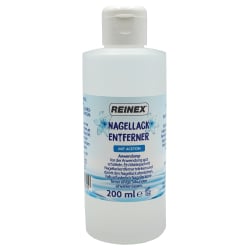 Reinex Chemie GmbH Regina Nagellackentferner, mit Aceton, Lösungsmittel zum entfernen von Nagellack, 200 ml - Flasche 315