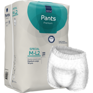 ABENA® Pants Special M-L2, Premium 1 Packung = 18 Stück - Bild-Darstellung des Produktes 1