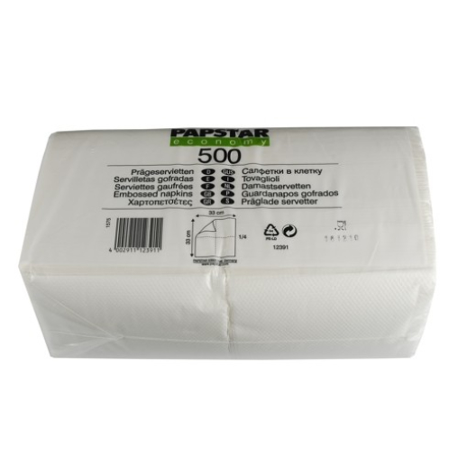 Papstar Servietten, 1-lagig, 1/4-Falz