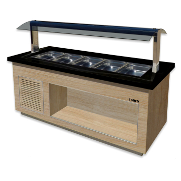 SARO Heißes Buffet f.5x 1/1GN, PREMIUM LINE SB-H200 OAK 1 Stück - Bild-Darstellung des Produktes 1