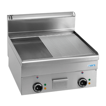 SARO Elektrogrillplatte, glatt+geril., 600x600, EFT66LR 1 Stück - Bild-Darstellung des Produktes 1