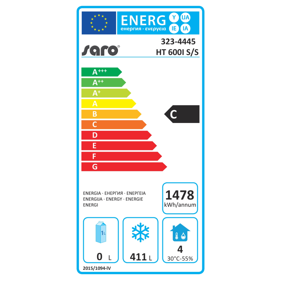 Energieeffizienzklassen-Skala