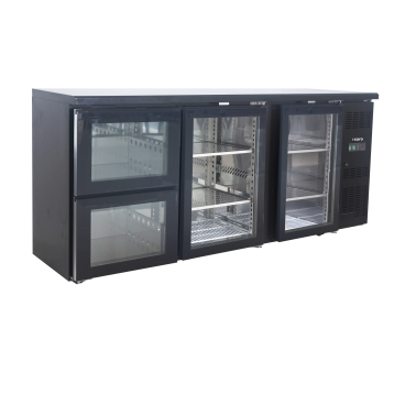 SARO Barkühler, 2 Glastüren+2 Schubladen, BC 3100 G S2 1 Stück - Bild-Darstellung des Produktes 1