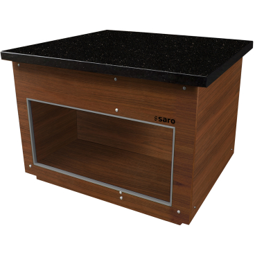 SARO Neutrales Element B 1000 mm, Farbe WALNUSS 1 Stück - Bild-Darstellung des Produktes 1