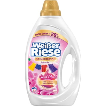 Weißer Riese Color Gel Aromatherapie Orchidee Flüssigwaschmittel 990 ml - Henkelflasche, 22 WL - Bild-Darstellung des Produktes 1