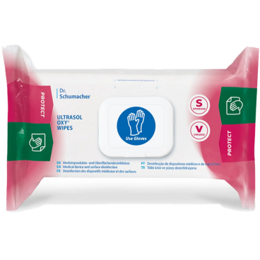 Dr. Schumacher ULTRASOL OXY® WIPES Flächendesinfektionstücher 1 Packung = 108 Tücher - Bild-Darstellung des Produktes 1