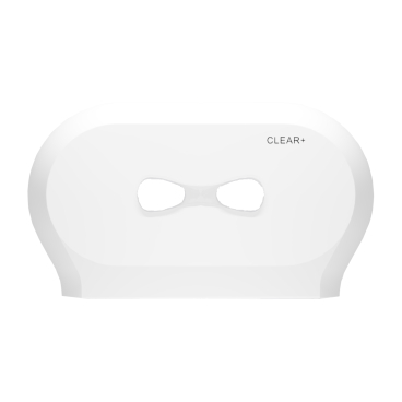 CWS Clear plus Midi-Toilettenpapierspender, weiß Farbe: weiß - Bild-Darstellung des Produktes 1