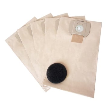 Cleanfix Papierstaubbeutel 1 Packung = 5 Stück - Bild-Darstellung des Produktes 1