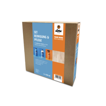 LOBA Reinigungs- und Pflegeset, Lackiert/Universal, pH-neutral 3-teiliges Set - Bild-Darstellung des Produktes 1