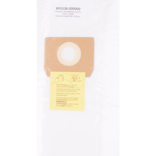 Staubsaugerbeutel Super Flo für Soteco