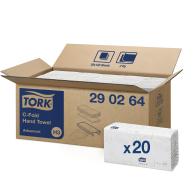 Tork Papierhandtücher H3 Advanced, 2-lagig