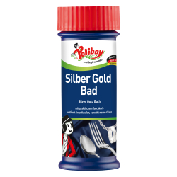 POLIBOY Brandt & Walther GmbH POLIBOY Silber Gold Bad, Reinigt auf einfachste Weise alle Silber- und Goldteile, 375 ml - Flasche 8237501