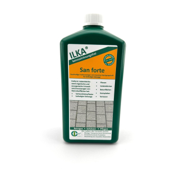 ILKA San Forte Outdoor Reiniger, materialschonend 1 Karton = 12 Flaschen à 1 Liter - Bild-Darstellung des Produktes 1