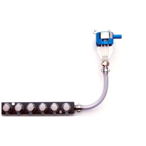 Reinigungsinjektor Bevi Plus auf PVC Platte