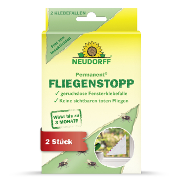 Neudorff Permanent FliegenStopp Dreiecks-Klebefalle 1 Packung = 2 Stück - Bild-Darstellung des Produktes 1