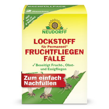 Neudorff Permanent Lockstoff für Fruchtfliege, Fruchtfliegenfalle 60 ml - Nachfüllpackung - Bild-Darstellung des Produktes 1