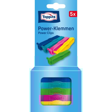 Toppits® Power Clips - Verschluss-Klemmen 1 Packung = 5 Stück - Bild-Darstellung des Produktes 1