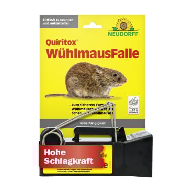 Neudorff Quiritox WühlmausFalle, optimale Fangigkeit 1 Packung = 1 Stück - Bild-Darstellung des Produktes 1