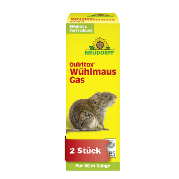 Neudorff Quiritox WühlmausGas, effektive Vertreibung 1 Packung = 2 Stück - Bild-Darstellung des Produktes 1