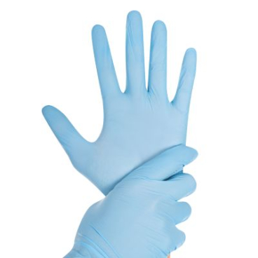 Rapid-On Med Nitrilhandschuhe, puderfrei, blau 1 Karton = 10 Packungen à 100 Stück, Größe XL (10) - Bild-Darstellung des Produktes 1