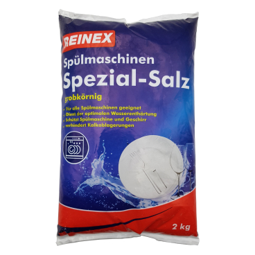 Reinex Spezial-Salz für Spülmaschinen, grob 1 Karton = 6 x 2 kg - Beutel - Bild-Darstellung des Produktes 1