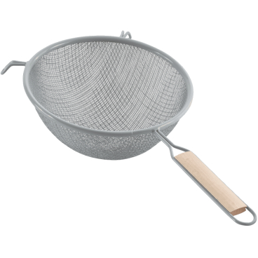 Metaltex Chef Line Hotelsieb, mit Holzgriff Durchmesser: 20 cm, Länge: 37 cm - Bild-Darstellung des Produktes 1