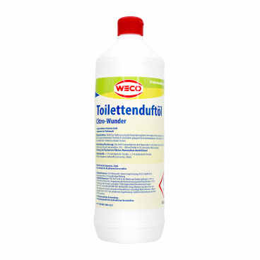Weco WC-Duftöl, Toilettenduftöl, Citro-Wunder 1 Liter - Flasche - Bild-Darstellung des Produktes 1