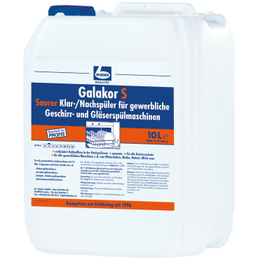 Dr. Becher Galakor S Klar-/Nachspüler 10 Liter - Kanister - Bild-Darstellung des Produktes 1