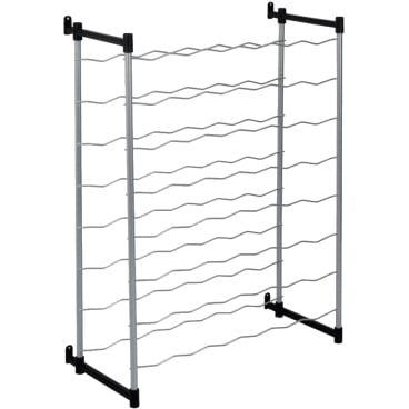 Metaltex Flaschenregal, plastifiziert Maße: 58 x 26 x 83 cm, 48 Flaschen, Merlot - Bild-Darstellung des Produktes 1