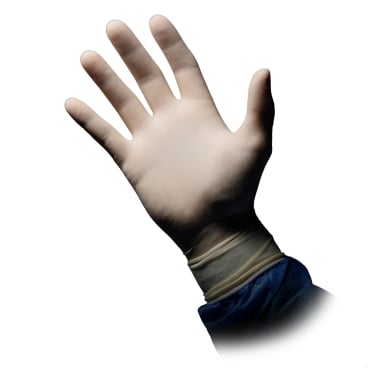 MED-COMFORT Latex OP-Handschuhe, steril, puderfrei, weiß 1 Packung = 50 Paar, Größe 5,5 - Bild-Darstellung des Produktes 1