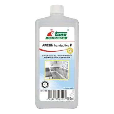 TANA Professional APESIN Handactive F Händedesinfektionsmittel 500 ml - Flasche - Bild-Darstellung des Produktes 1