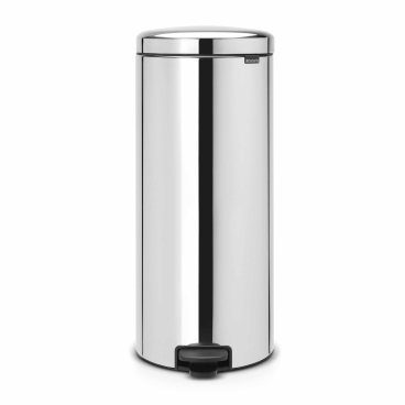 Brabantia Treteimer NEWICON, 30 Liter Farbe: Brilliant Steel, mit Zinkeinsatz - Bild-Darstellung des Produktes 1