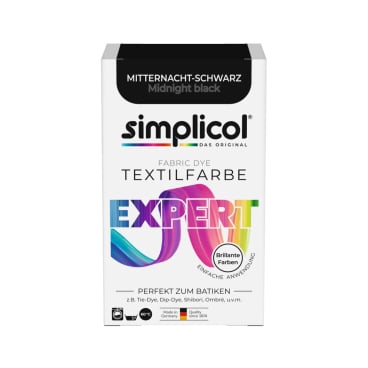 simplicol expert Textilfarbe Farbe: Mitternacht-Schwarz - Bild-Darstellung des Produktes 1