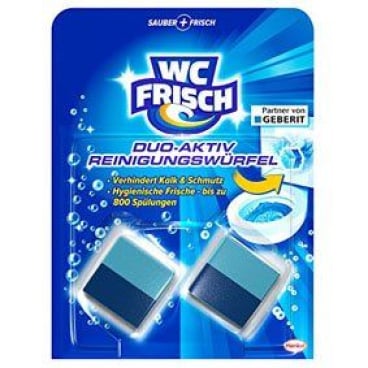 WC Frische Dou-Aktiv Reinigungswürfel, ozeanfrische 1 Packung = 2 Stück - Bild-Darstellung des Produktes 1
