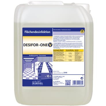 Dr. Schnell DESIFOR-ONE V Desinfektionsreiniger, Hochkonzentrat 10 Liter - Kanister - Bild-Darstellung des Produktes 1