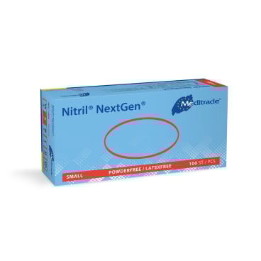 Meditrade Nitril® NextGen® Untersuchungshandschuh 1 Karton = 10 x 100 = 1000 Stücke, Größe S - Bild-Darstellung des Produktes 1