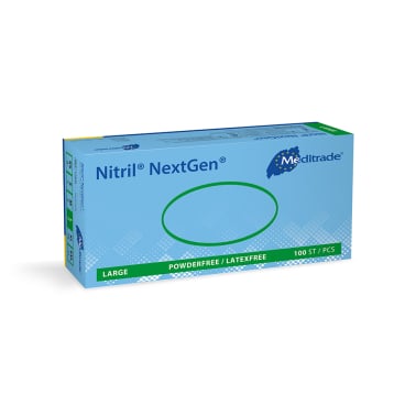 Meditrade Nitril® NextGen® Untersuchungshandschuh 1 Karton = 10 x 100 = 1000 Stück, Größe L - Bild-Darstellung des Produktes 1