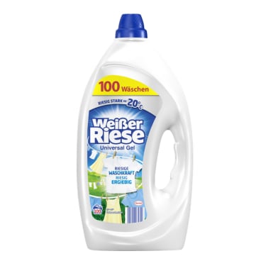 Weißer Riese Universal Gel Vollwaschmittel, 100 WL 4,5 Liter - Henkelflasche - Bild-Darstellung des Produktes 1