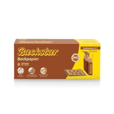 Backstar Profi-Bogen Backpapier, 64 x 52 cm 1 Packung = 200 Bogen, Gastronorm 2/1 - Bild-Darstellung des Produktes 1