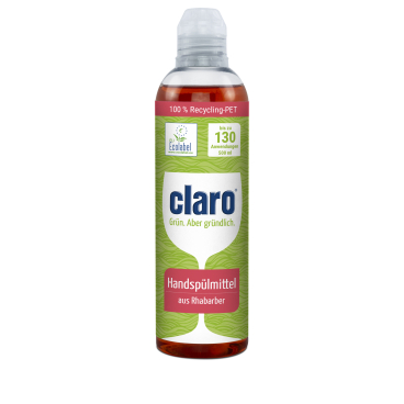claro Rhabarber Handgeschirrspülmittel  500 ml - Flasche  - Bild-Darstellung des Produktes 1