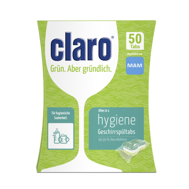 claro Hygiene Tabs Spülmaschinentabs 1 Packung = 50 Stück = á 20 g - Bild-Darstellung des Produktes 1