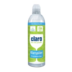 claro products GmbH claro Öko Klarspüler, Klarspülmittel für perfekten Glanz und Trockenbooster, 500 ml - Flasche CE30762