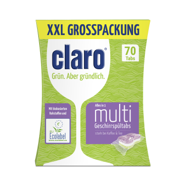 claro Multi Tabs Spülmaschinentabs 1 Packung = 70 Stück á 20 g - Bild-Darstellung des Produktes 1