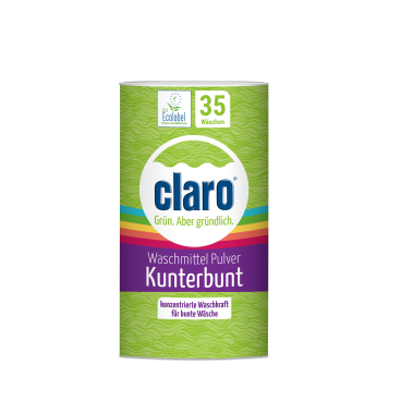 claro Kunterbunt Waschmittel-Pulver  1 kg - Dose - Bild-Darstellung des Produktes 1