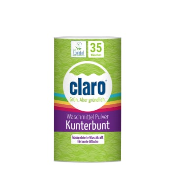 claro Kunterbunt Waschmittel-Pulver 1 kg