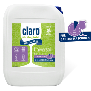 claro GV-Universal Reiniger für gewerbliche Gläserspülmaschinen 13,5 kg - Kanister - Bild-Darstellung des Produktes 1