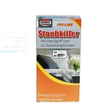Reinex Pack Staubkiller 1 Packung = 1 Handgriff und 2 Tücher - Bild-Darstellung des Produktes 1