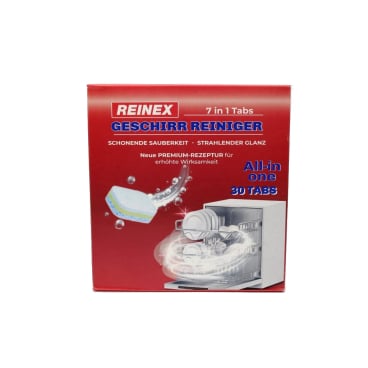 Reinex Geschirrreiniger-Tabs "7in1" 1 Packung = 30 Tabs - Bild-Darstellung des Produktes 1