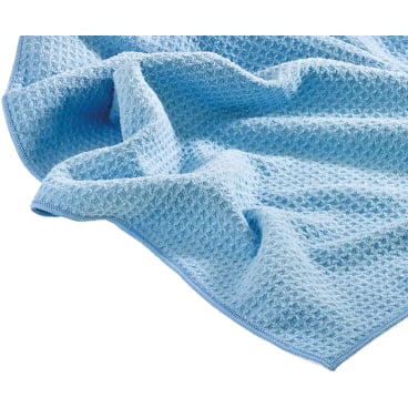 MEGA Clean Professional Mikrofaser Waffeltuch, 50 x 70 cm 1 Stück, Farbe: blau - Bild-Darstellung des Produktes 1
